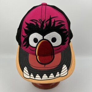 The Muppets ANIMAL Fitted Baseball Cap Hat Crazy Monster Embroidered